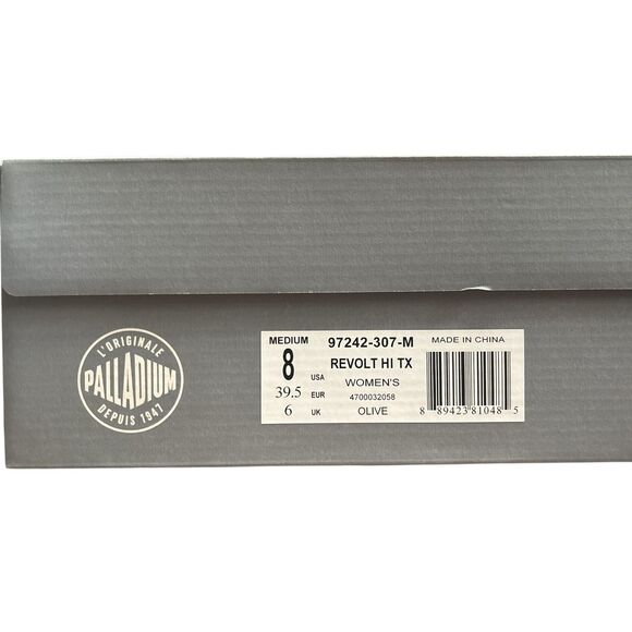 PALLADIUM Revolt Hi TX Platform Boot Women’s Size 8 Style 97242-307-M Sneakers - Picture 5 of 5